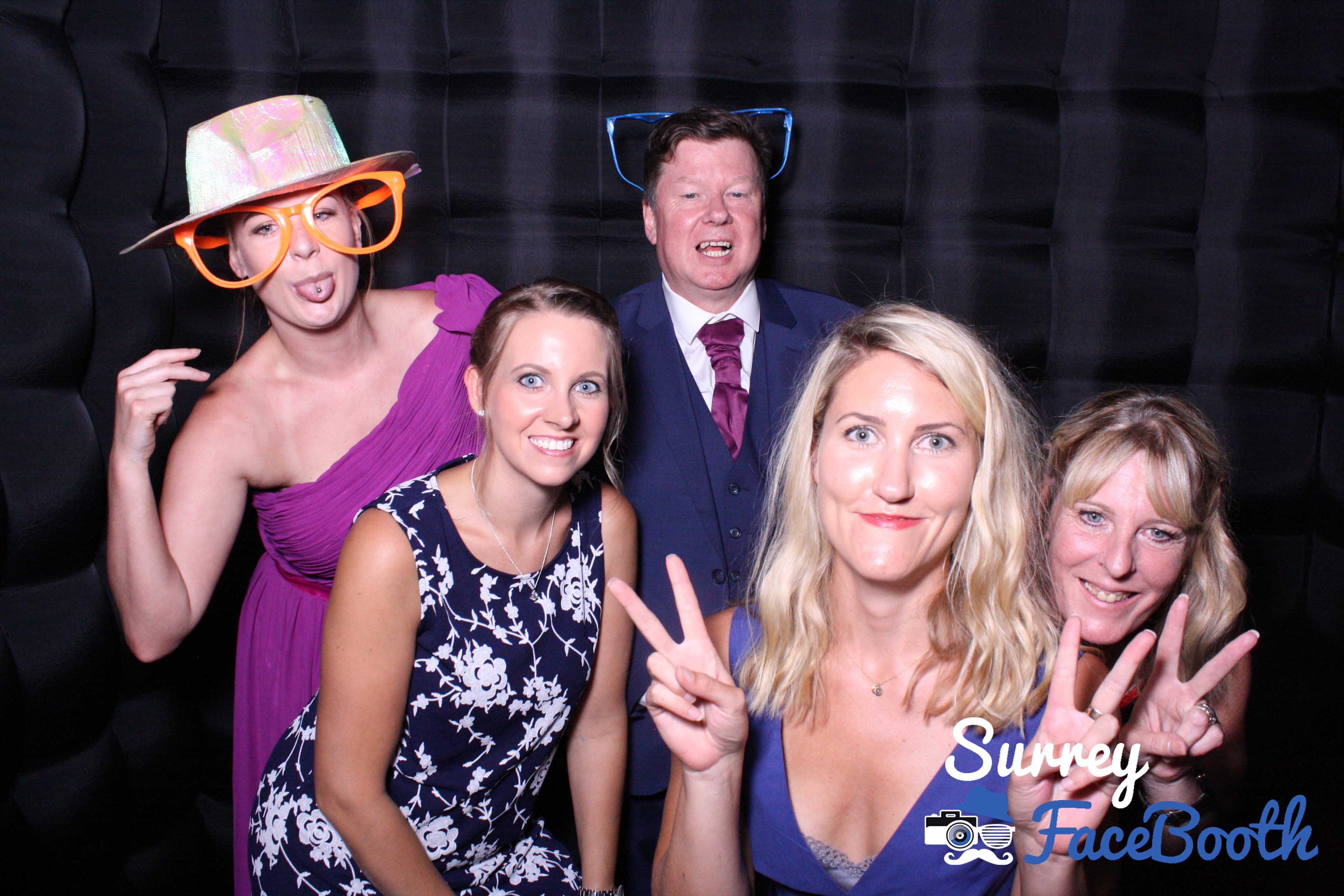 Kim and Stuart's Wedding  | View more photos from the event at galleries.surreyfacebooth.co.uk/u/Surrey-FaceBooth/Kim-and-Stuarts-Wedding